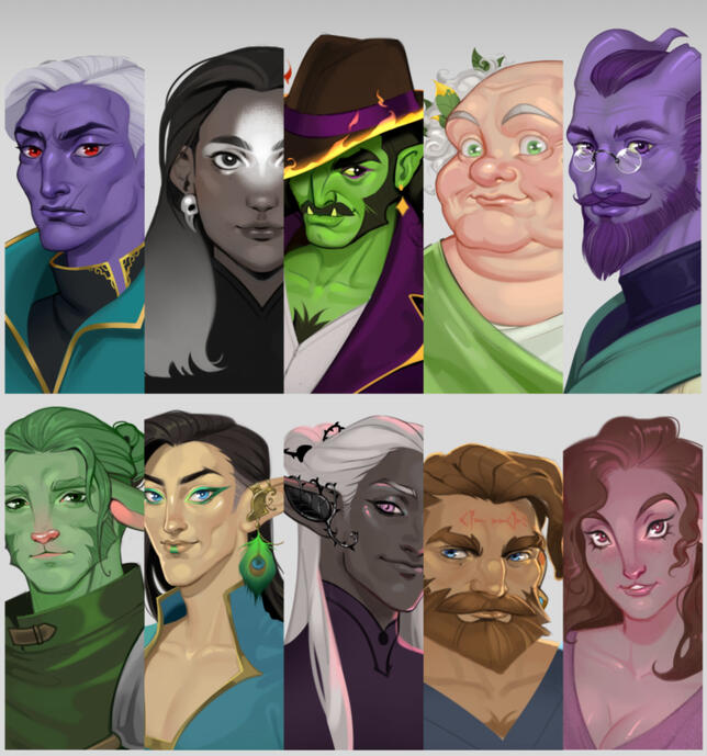 Characters Portraits