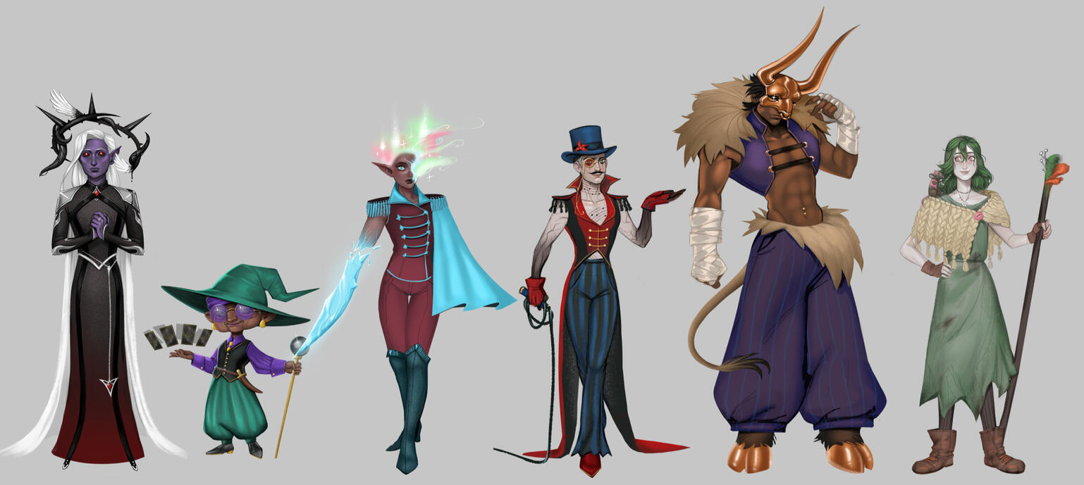 Fantasy Character Line Up