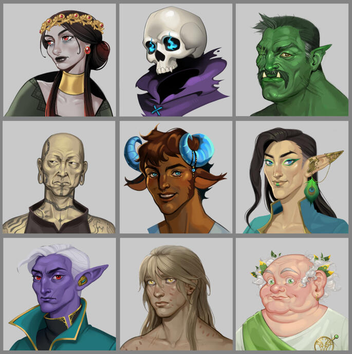 Characters Portraits